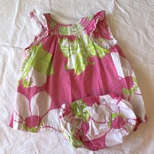 Lilly Pulitzer floral infant dress